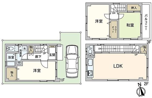 間取りを拡大表示