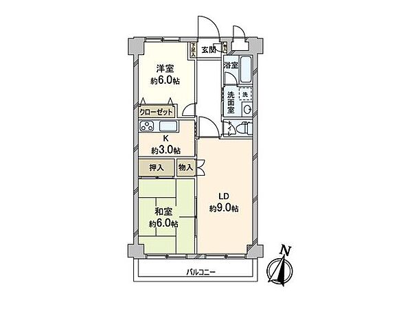 間取りを拡大表示