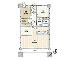 間取図画像 2SLDK