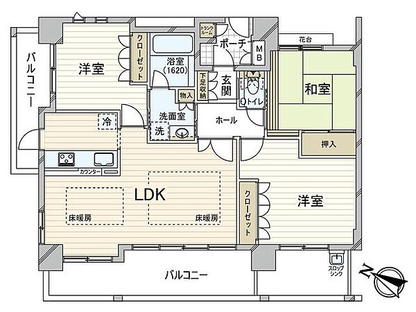 間取りを拡大表示