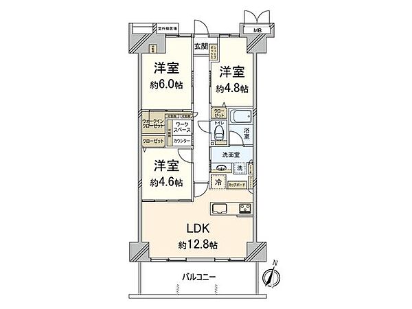 間取りを拡大表示