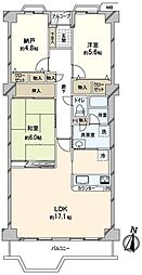 間取図画像 2SLDK