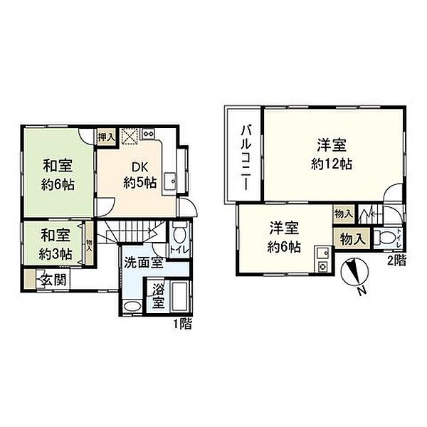 間取りを拡大表示