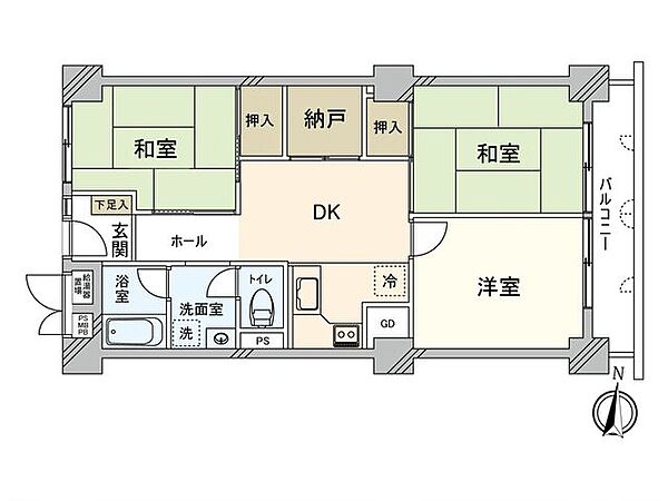 間取りを拡大表示