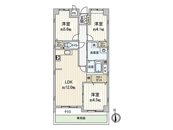 間取りを拡大表示