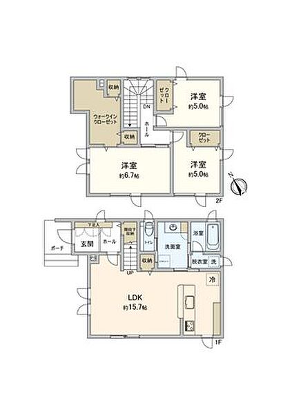 間取りを拡大表示