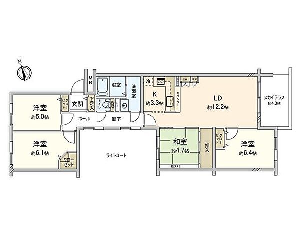 間取りを拡大表示