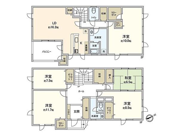 間取りを拡大表示
