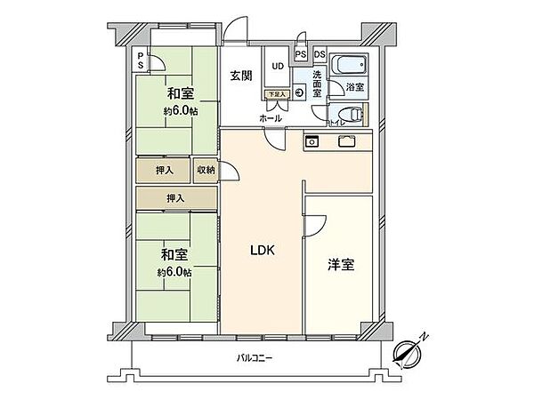 間取りを拡大表示