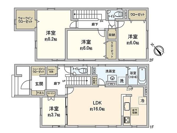間取りを拡大表示