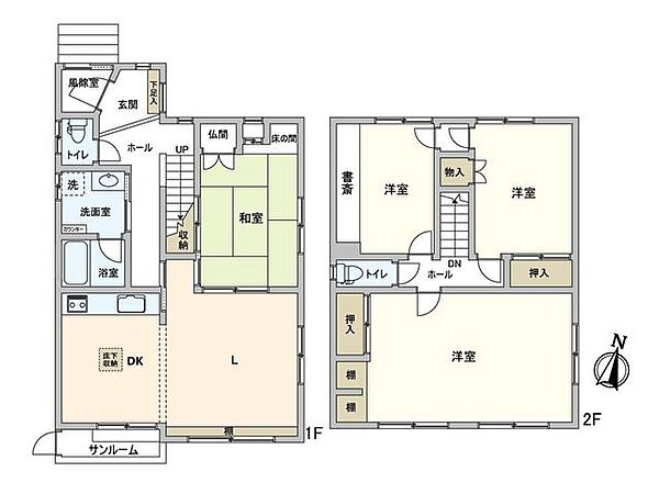 間取りを拡大表示