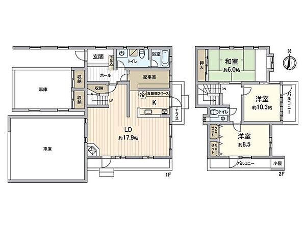 間取りを拡大表示