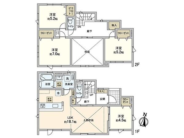 間取りを拡大表示