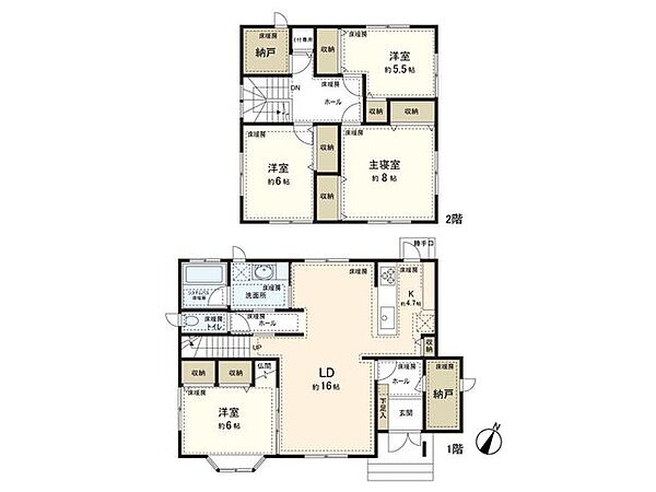 間取りを拡大表示