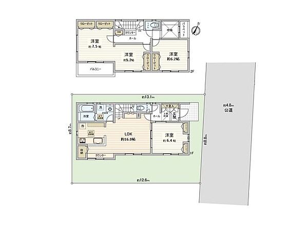 間取りを拡大表示