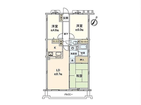 間取りを拡大表示