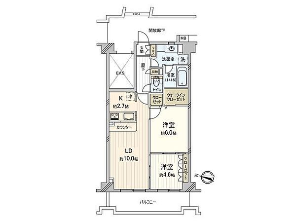 間取りを拡大表示
