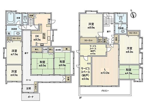 間取りを拡大表示
