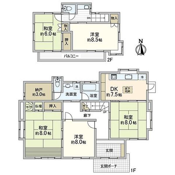 間取りを拡大表示