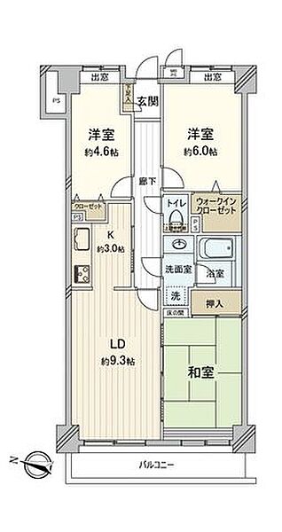 間取りを拡大表示