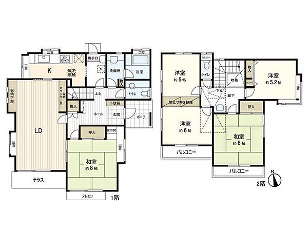 間取りを拡大表示