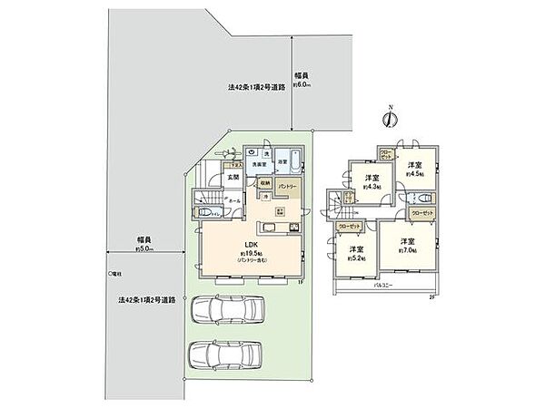 間取りを拡大表示