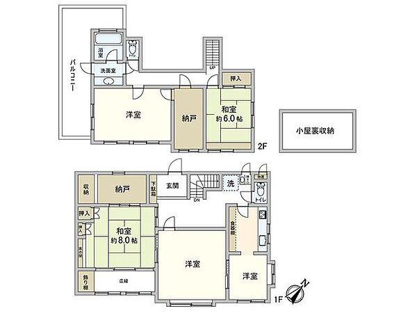 間取りを拡大表示
