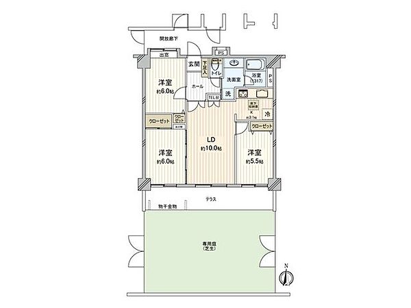 間取りを拡大表示