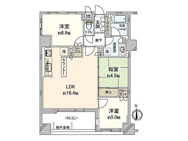 間取りを拡大表示