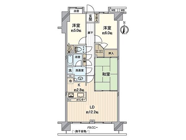 間取りを拡大表示