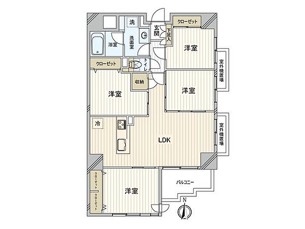 間取りを拡大表示
