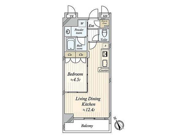 間取りを拡大表示
