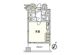 セントラルパークタワーラ・トゥール新宿 ワンルームの間取図画像