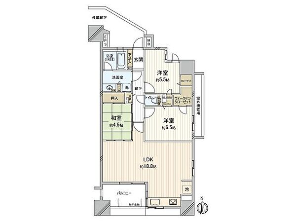 間取りを拡大表示