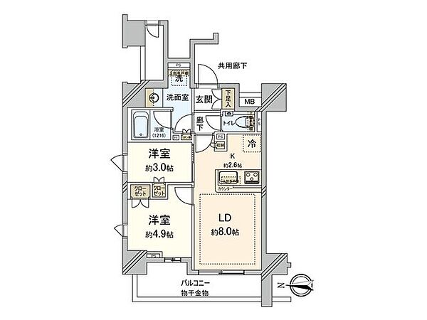 間取りを拡大表示
