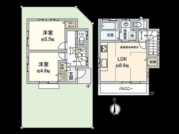 間取りを拡大表示
