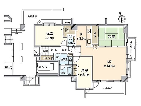 間取りを拡大表示