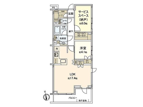 間取りを拡大表示