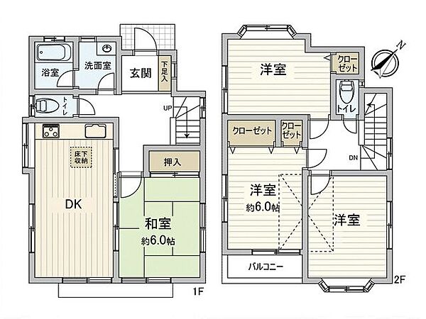 間取りを拡大表示