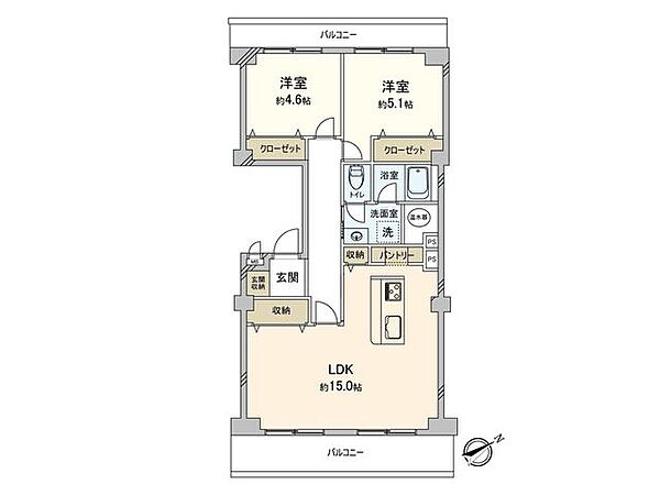 間取りを拡大表示