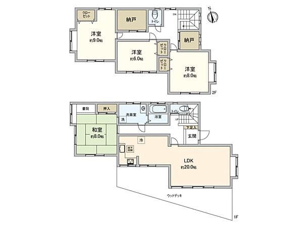 間取りを拡大表示