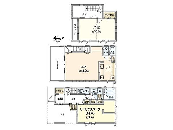 間取りを拡大表示
