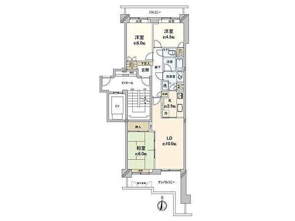 間取りを拡大表示