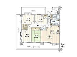グレイス保土ヶ谷カーサコリーナ 4LDKの間取図画像