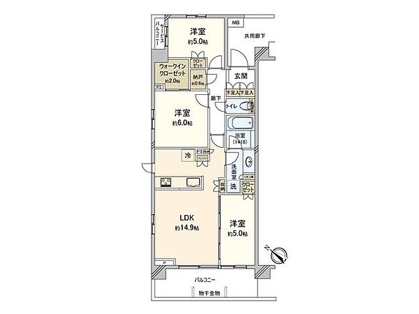 間取りを拡大表示