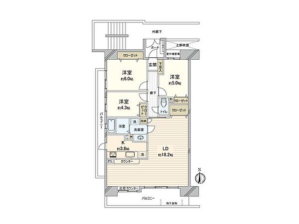 間取りを拡大表示