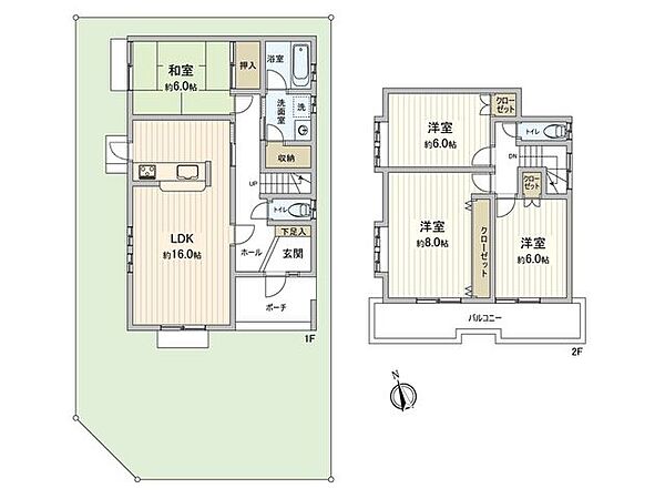 間取りを拡大表示