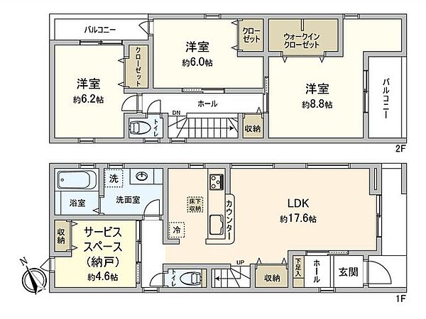 間取りを拡大表示