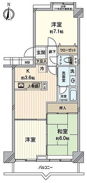 間取りを拡大表示