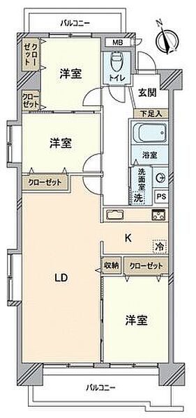 間取りを拡大表示